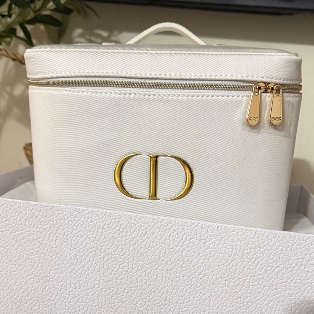 Dior original White and Gold Designer Women's Bag